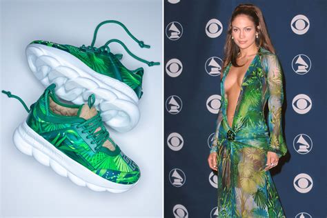 jlo green versace dress free shipping